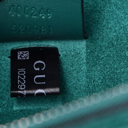 Gucci GG Supreme Monogram Willow Hill Embroidered Small Dionysus Shoulder Bag Emerald 7 of 16