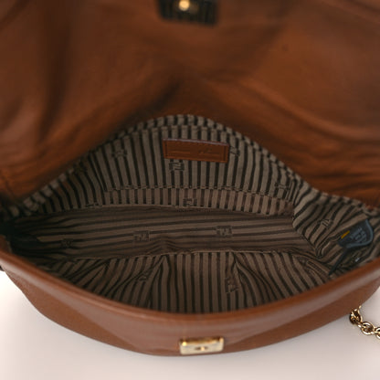 Fendi Vitello Flamingo Fendista Pouchette Crossbody Orzo 5 of 11