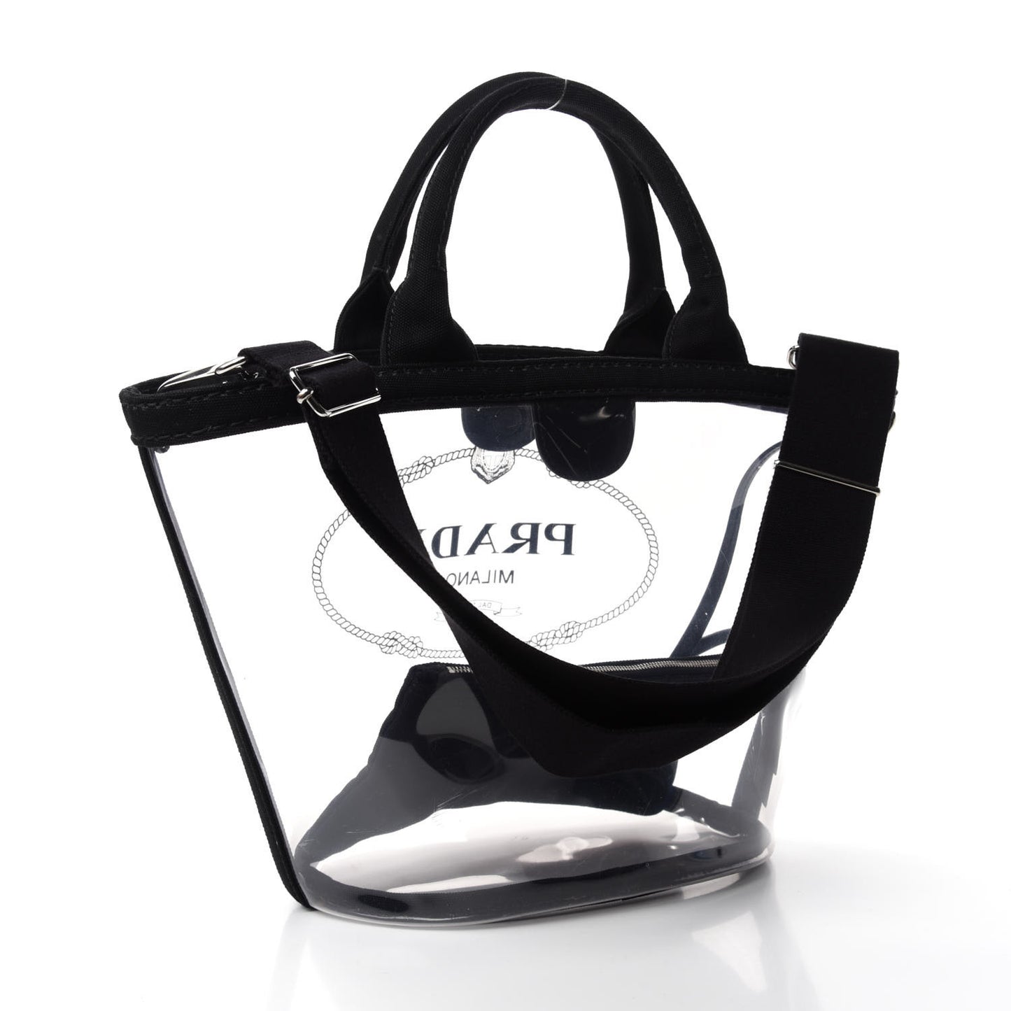 Plexiglass Canapa Small Shopper Tote Black