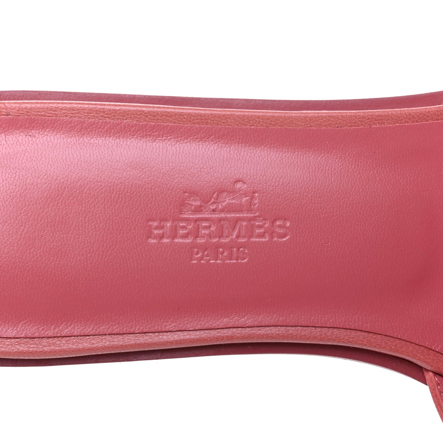 Hermes Chevre Oran Sandals 36 Rouge Blush 7 of 9