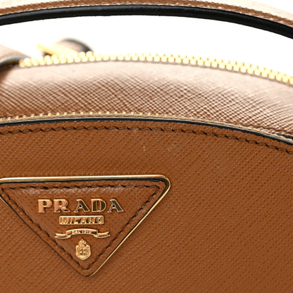 Prada Saffiano Lux Odette Crossbody Caramel 12 of 12