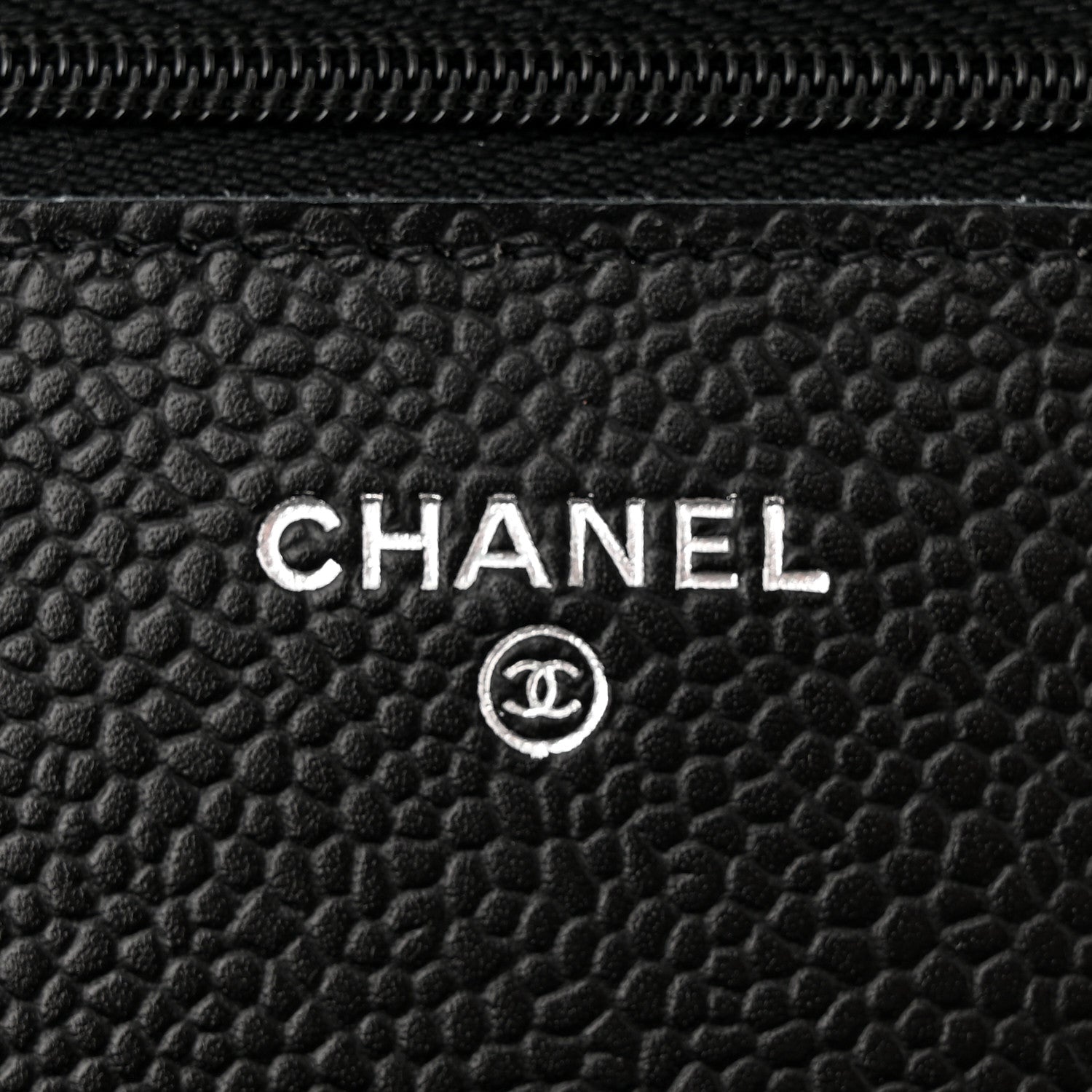 Chanel Caviar Quilted Wallet on Chain WOC Black 6 of 12