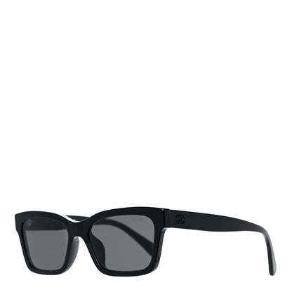 Chanel Acetate Polarized Square Sunglasses 5417-A Black 1 of 10