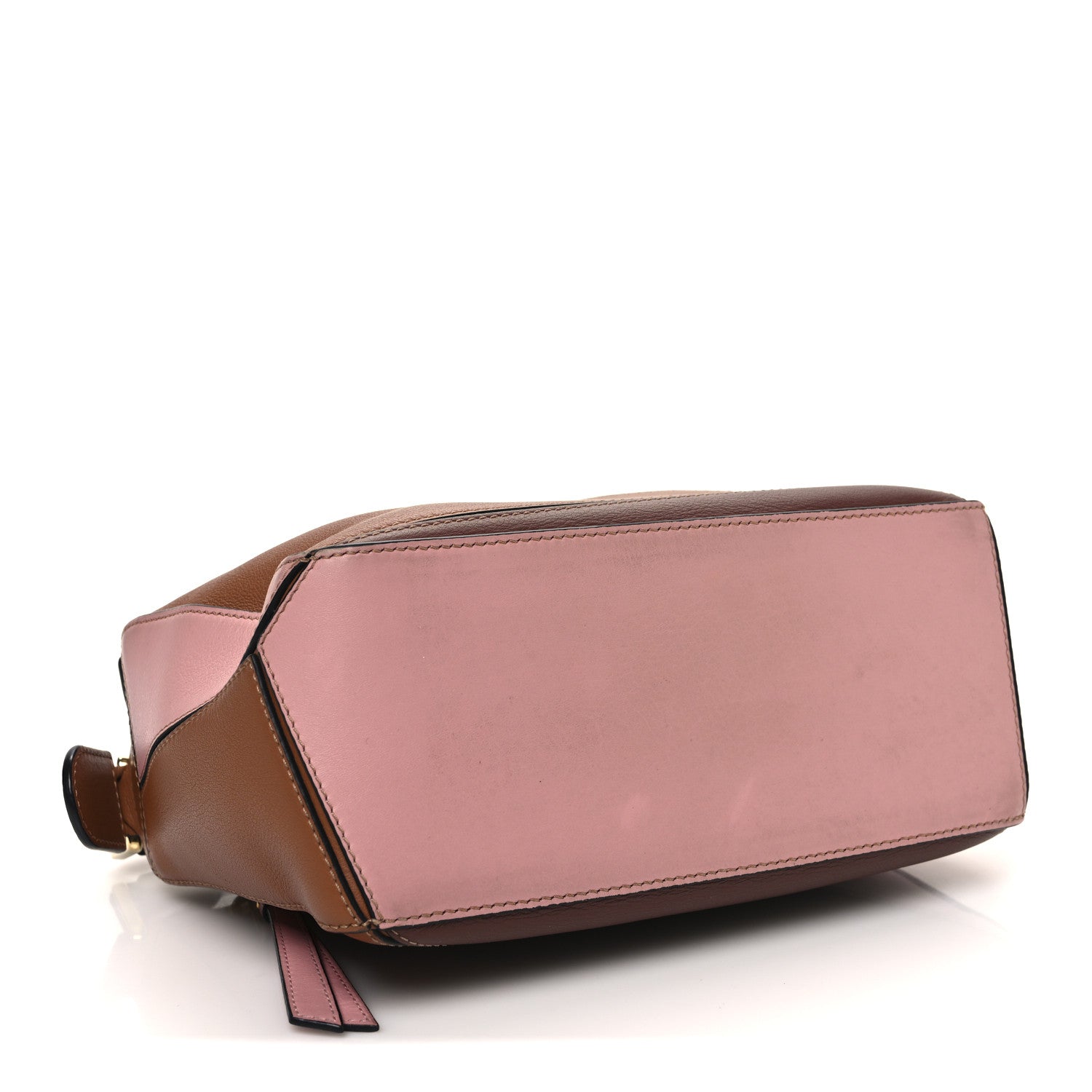 Loewe Calfskin Small Puzzle Bag Tan Medium Pink 4 of 11