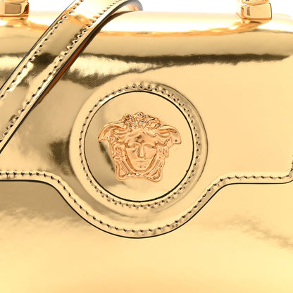 Versace Metallic Mini La Medusa Bag Gold 7 of 9