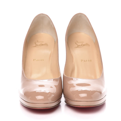 Christian Louboutin Patent Kabetts 100 Pumps 37.5 Nude 2 of 8