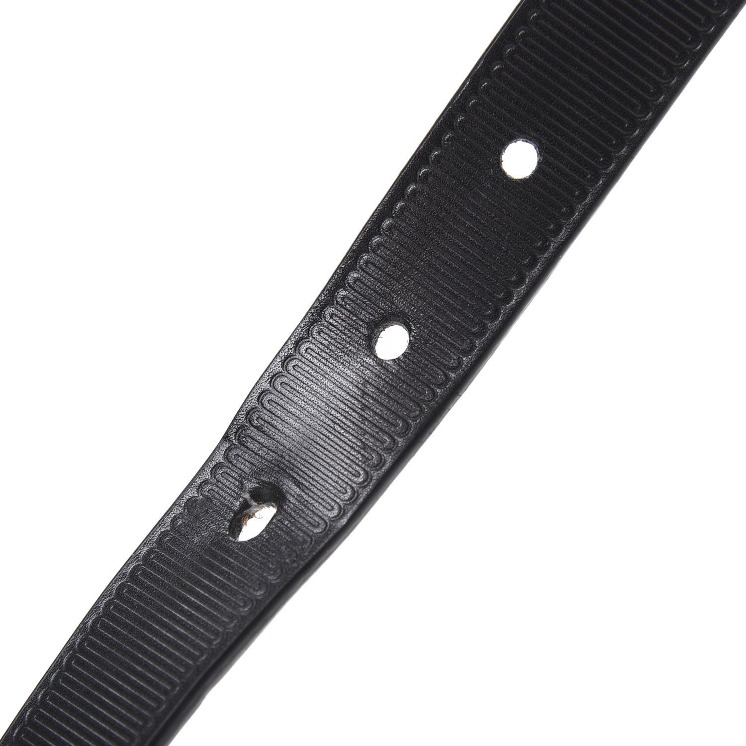 Louis Vuitton Calfskin Embossed 20MM LV Initiales Belt 80 32 Black 5 of 6