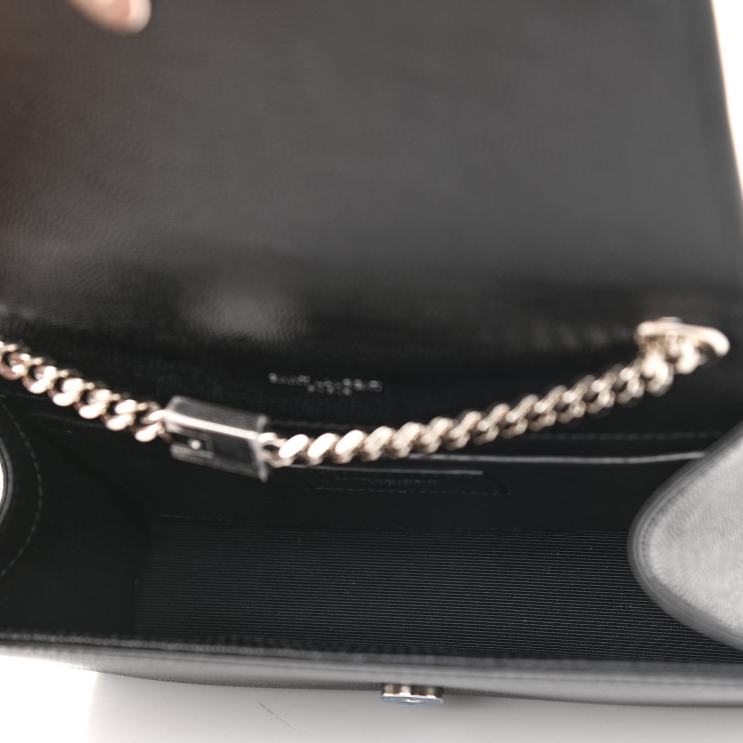 Grain De Poudre Small Monogram Kate Satchel Black