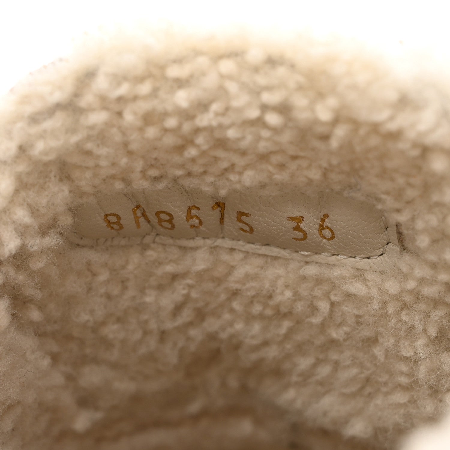 Fendi Suede Shearling Clogs 36 Caramello Latte 9 of 10