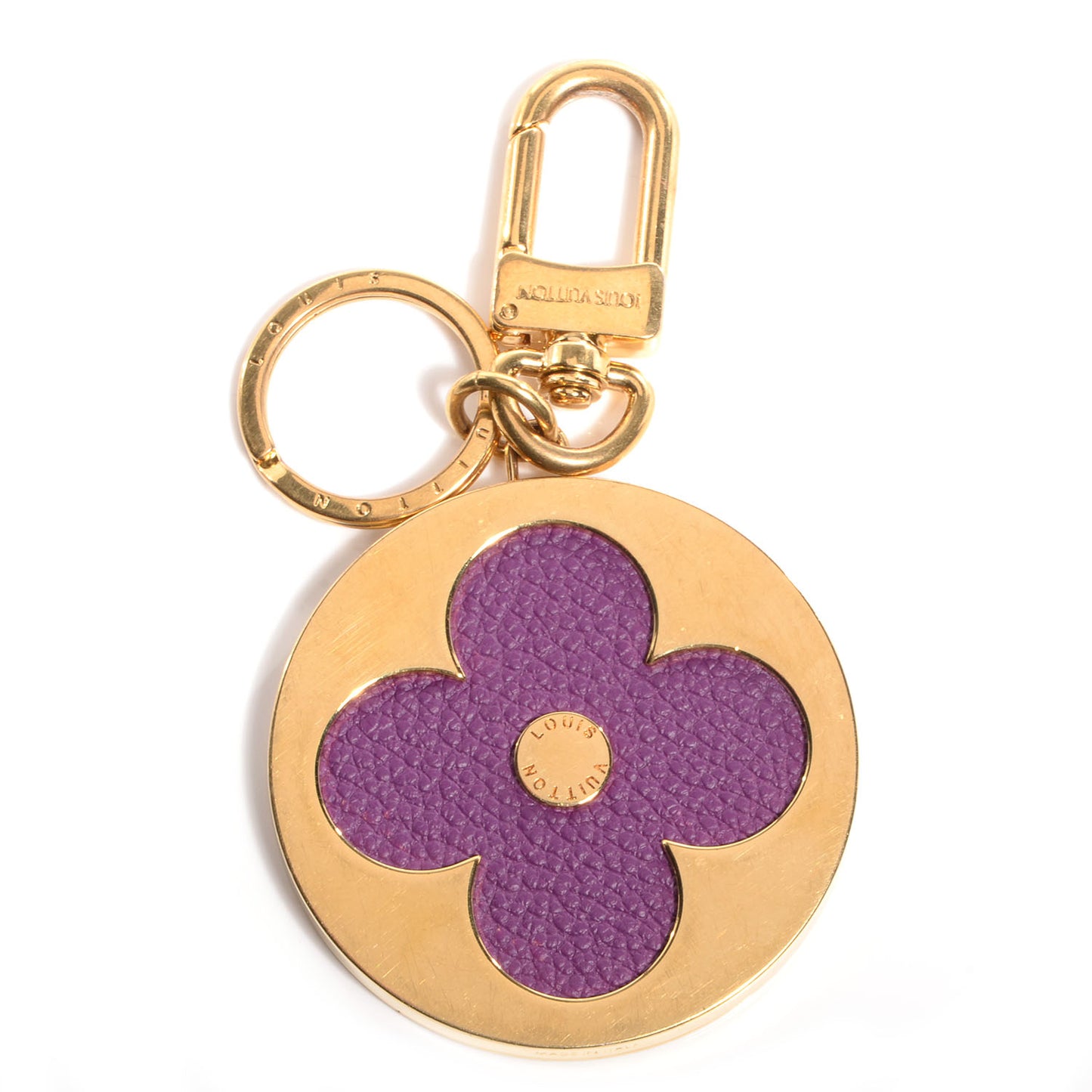 Posy Bag Charm Key Holder Amethyste