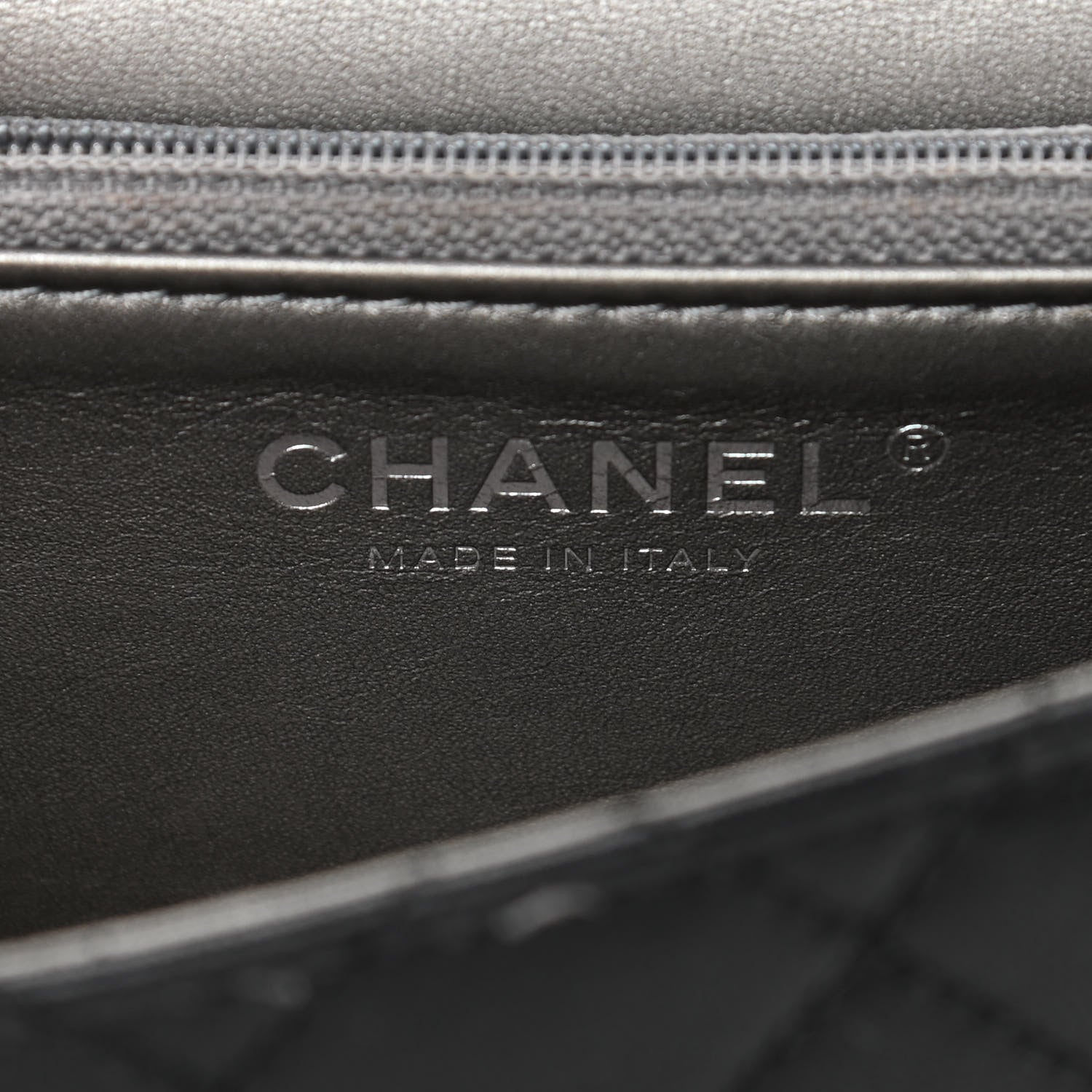 Chanel Goatskin Quilted Logo Small Chic Flap Black 6 of 18