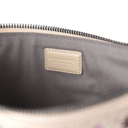 Bottega Veneta Nappa Intrecciato Meadow Flower Pouch Beige Multicolor 8 of 10