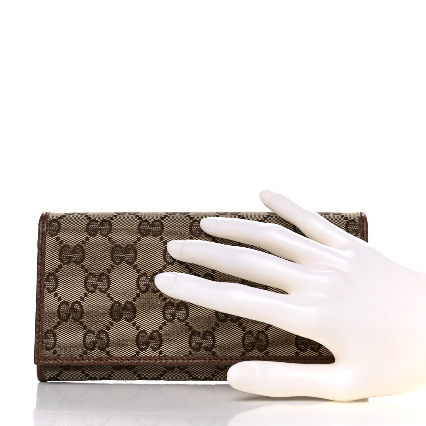 Monogram Continental Flap Wallet Brown