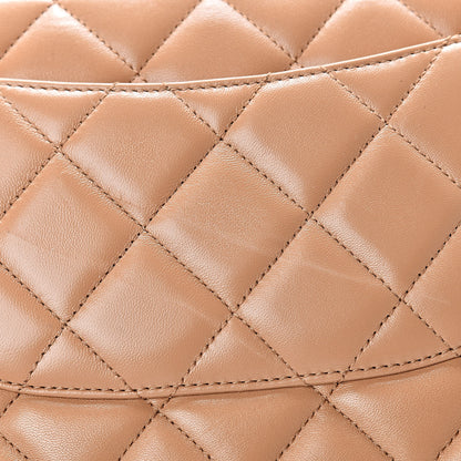 Chanel Lambskin Quilted Small Trendy CC Flap Dual Handle Bag Camel 11 of 13