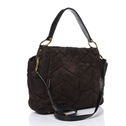 Prada Tessuto Nylon Quilted Bag Ebano 3 of 11