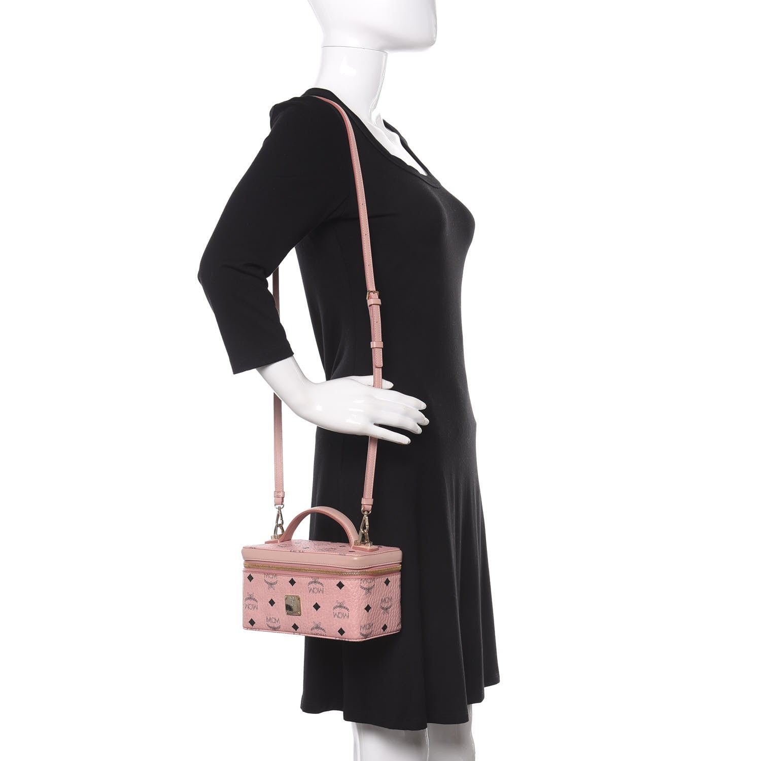 MCM Visetos Vanity Case Soft Pink 2 of 11