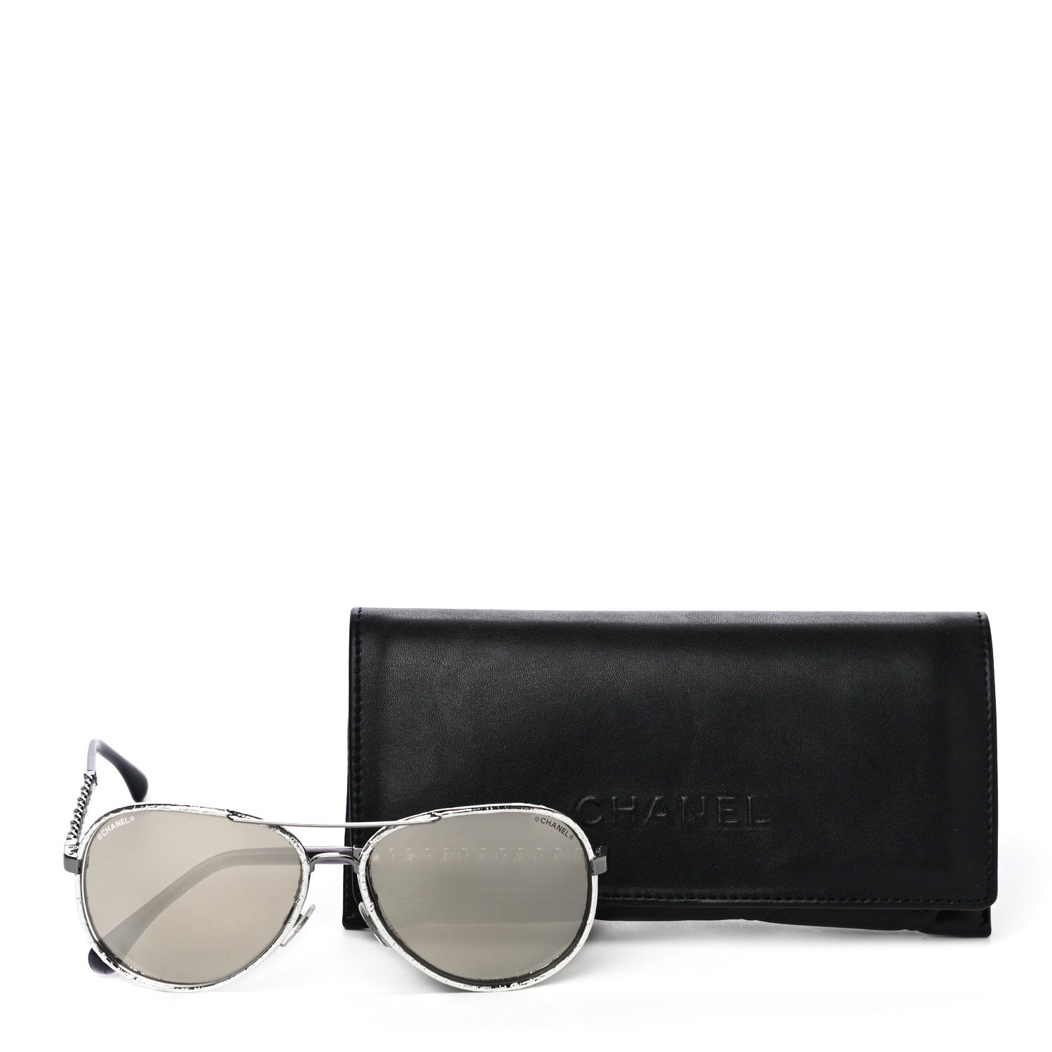 Chanel Metal Pilot Winter Sunglasses 4219 Grey 7 of 7