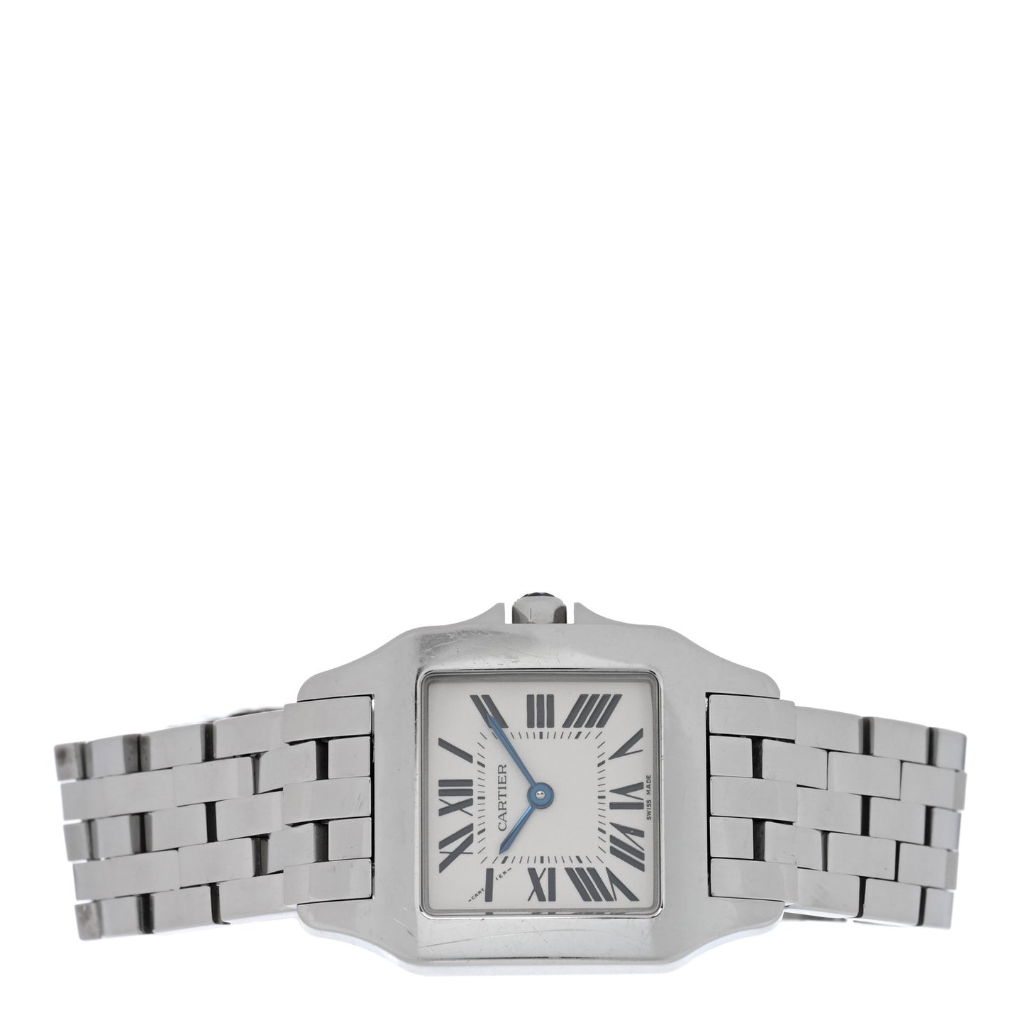 Stainless Steel 26mm Santos Demoiselle Quartz Watch