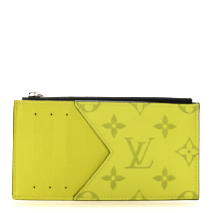 Louis Vuitton Taigarama Coin Card Holder Yellow 1 of 7