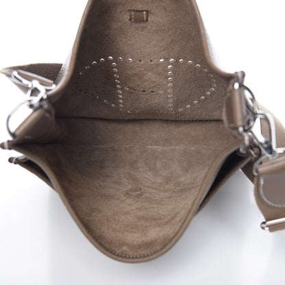 Hermes Taurillon Clemence Evelyne III PM Etoupe 9 of 15