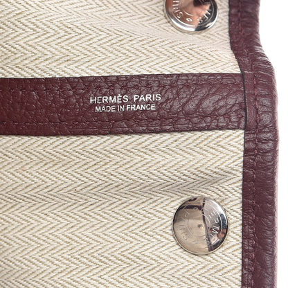 Hermes Vache Country Garden Party 30 TPM Bordeaux 6 of 10