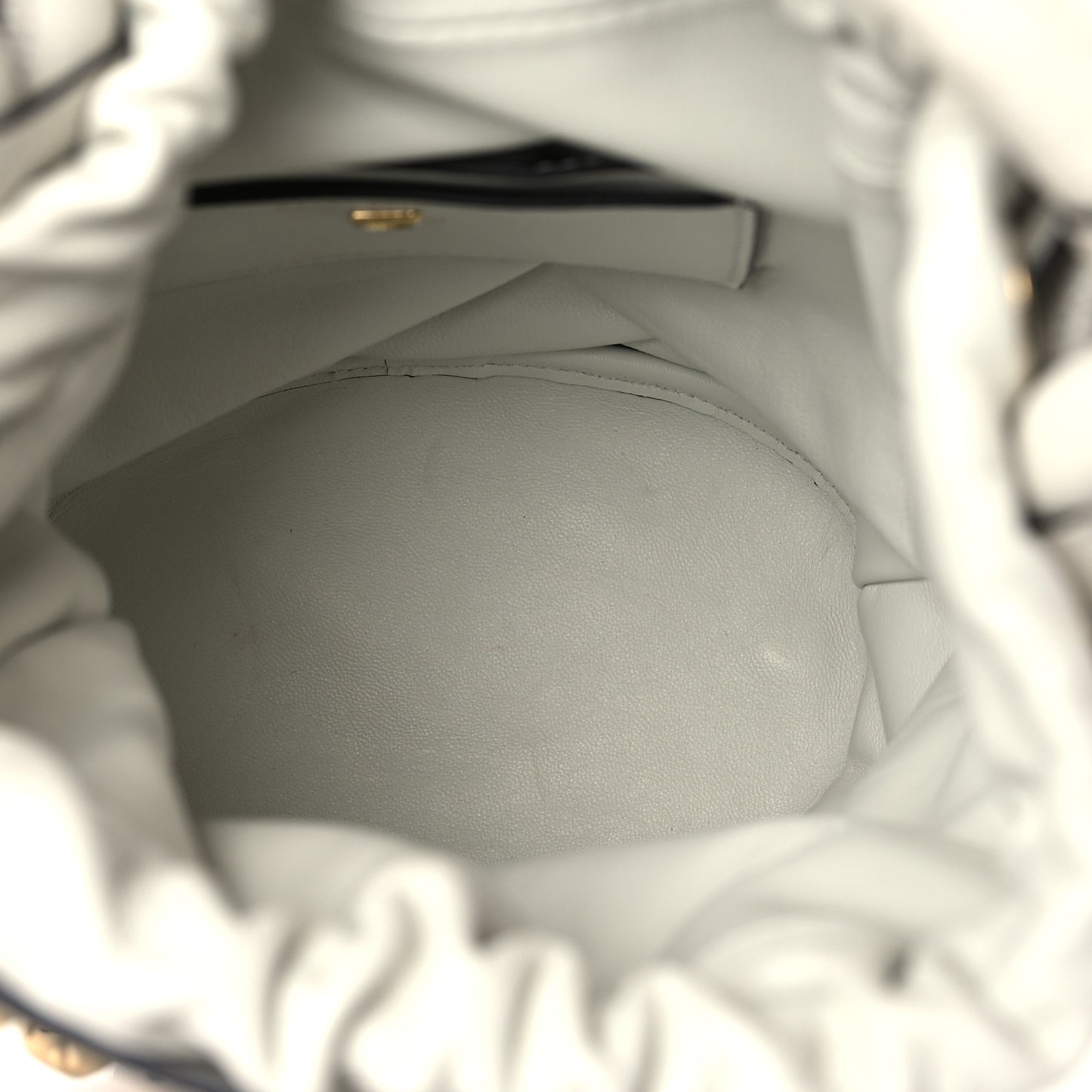 Calfskin Cage Bag White
