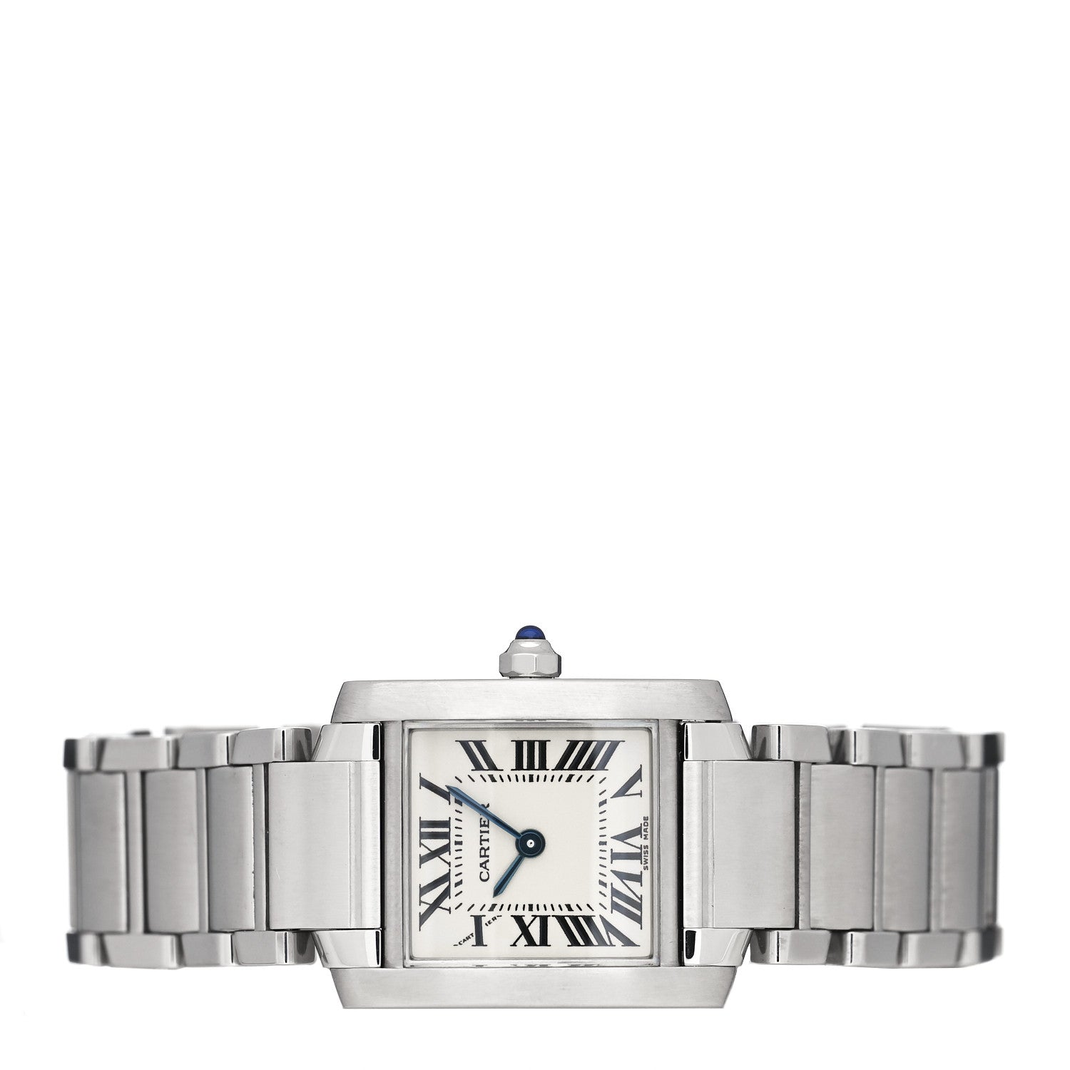 Cartier Stainless Steel 20mm Tank Francaise Quartz Watch 2 of 4
