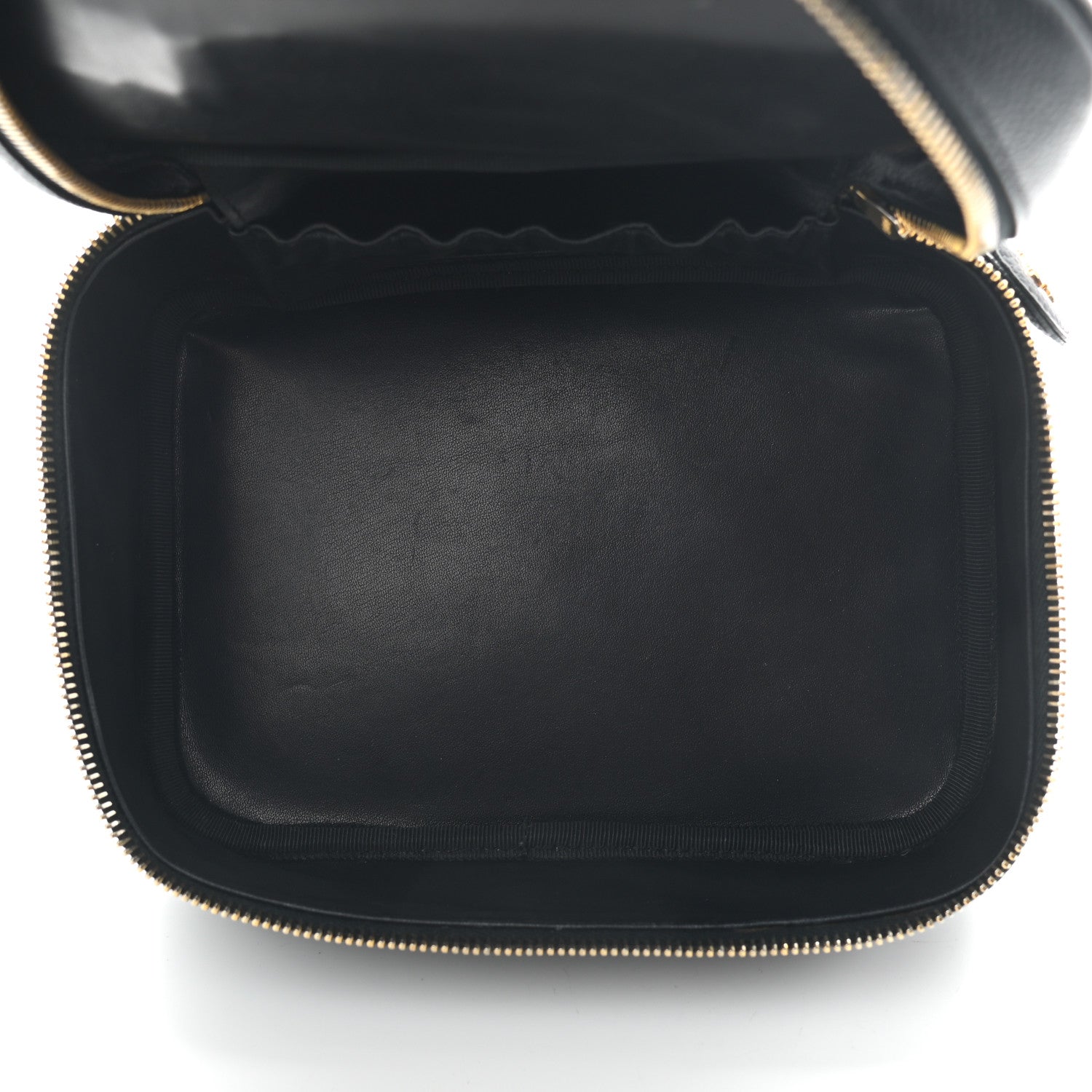 Chanel Caviar CC Vanity Cosmetic Case Black 4 of 5
