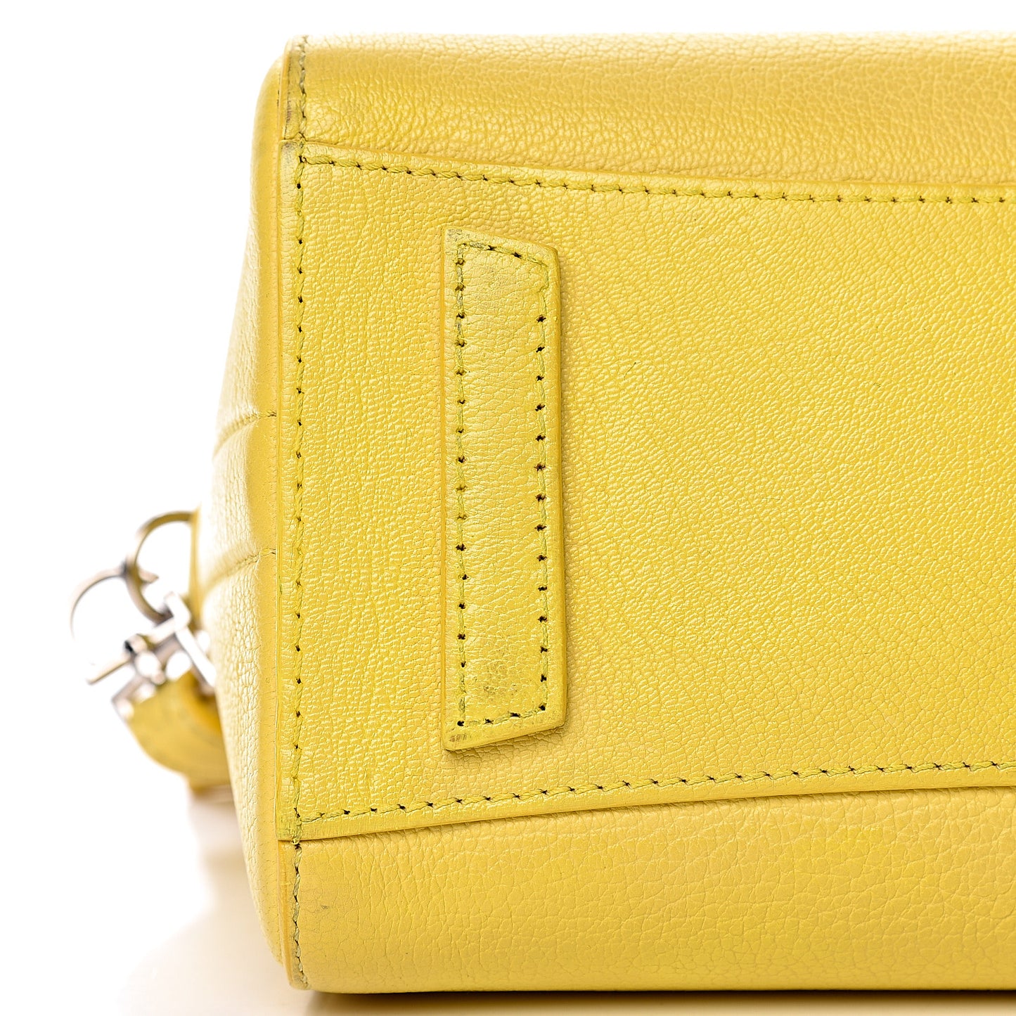 Sugar Goatskin Mini Antigona Yellow