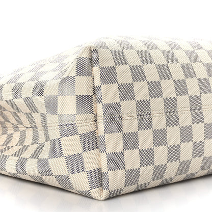 Louis Vuitton Damier Azur Graceful MM Rose Ballerine 7 of 8