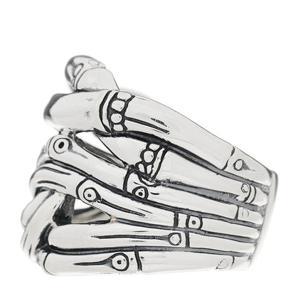 John Hardy Sterling Silver Bamboo Woven Ring 54 7 3 of 6