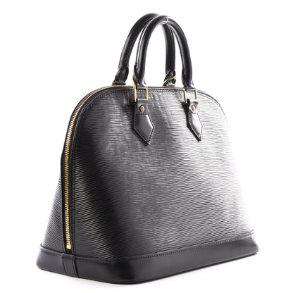 Louis Vuitton Epi Alma MM Black 2 of 11