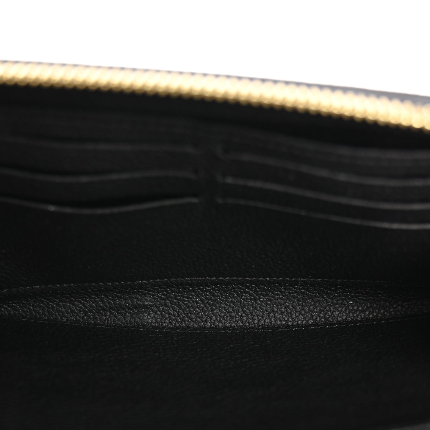 Empreinte Monogram Giant Zippy Wallet Black Beige