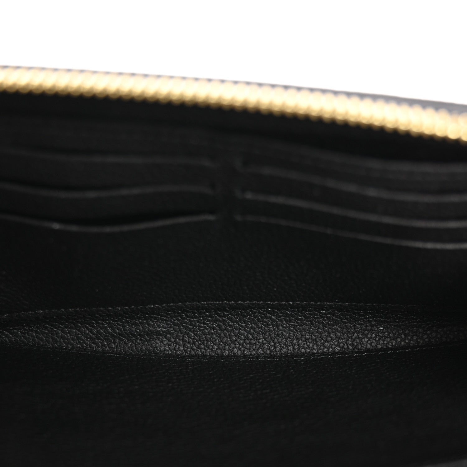 Louis Vuitton Empreinte Monogram Giant Zippy Wallet Black Beige 5 of 6