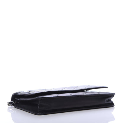 Chanel Calfskin Quilted Cambon Wallet On Chain WOC Black 4 of 11