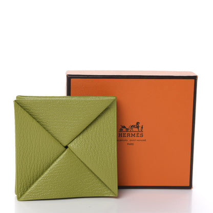 Hermes Chevre Mysore Zulu Coin Purse Vert Anis 7 of 7
