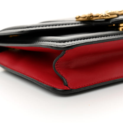 Dolce & Gabbana Smooth Calfskin Small DG Amore Envelope Bag Black 8 of 11