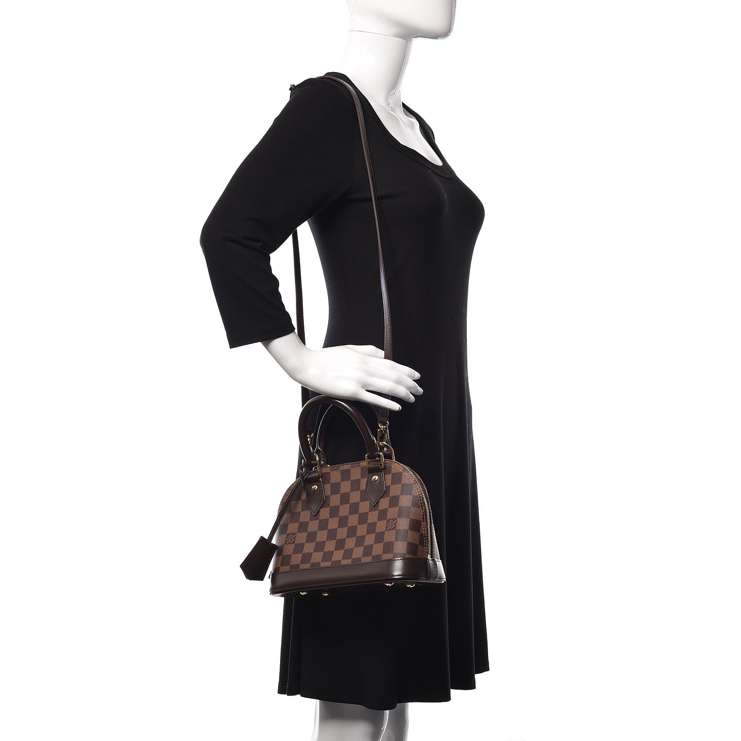 Louis Vuitton Damier Ebene Alma BB 3 of 10