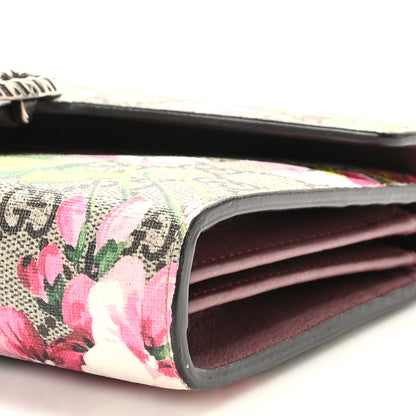 Gucci GG Supreme Monogram Blooms Mini Dionysus Chain Wallet Beige Multicolor Dry Rose 18 of 19