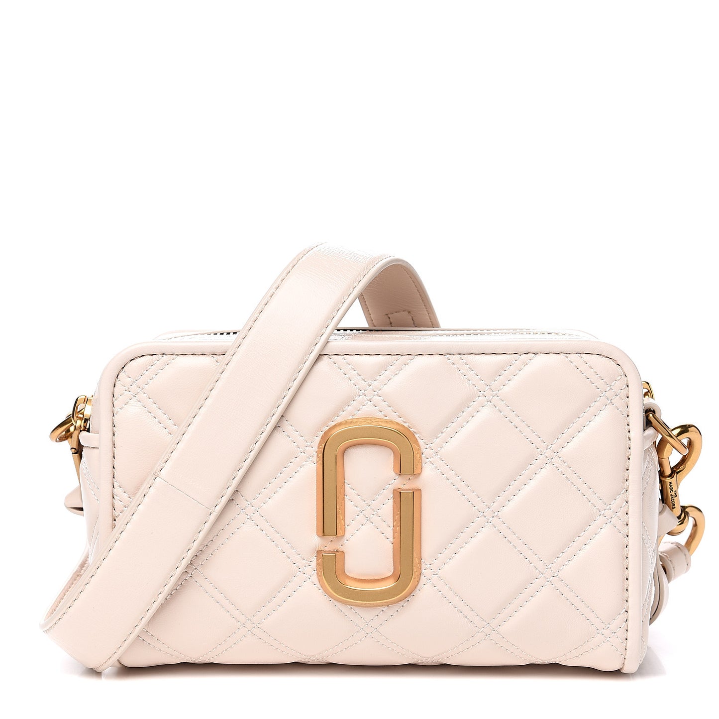 Calfskin Quilted The Softshot 21 Bag Ivory