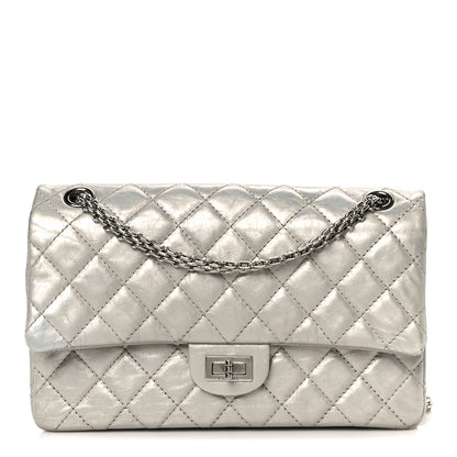 Chanel Metallic Lambskin Quilted 2.55 Reissue 226 Flap Silver 1 of 11