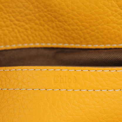 Chloe Calfskin Medium Marcie Round Crossbody Bag Curry Yellow 6 of 9
