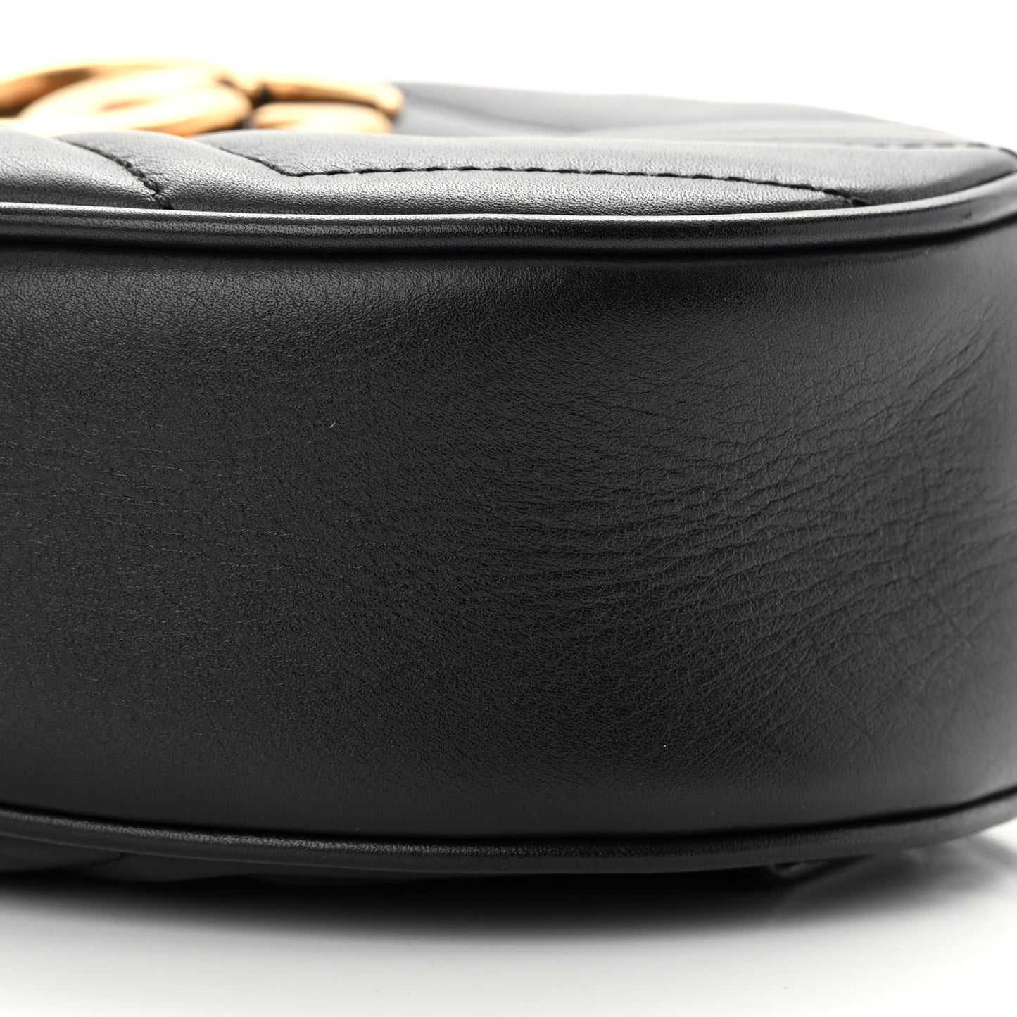 Calfskin Matelasse GG Marmont Belt Bag 95 38 Black