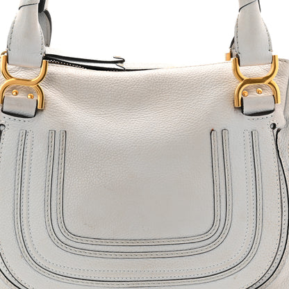 Chloe Calfskin Small Marcie Satchel Faded Blue 9 of 10