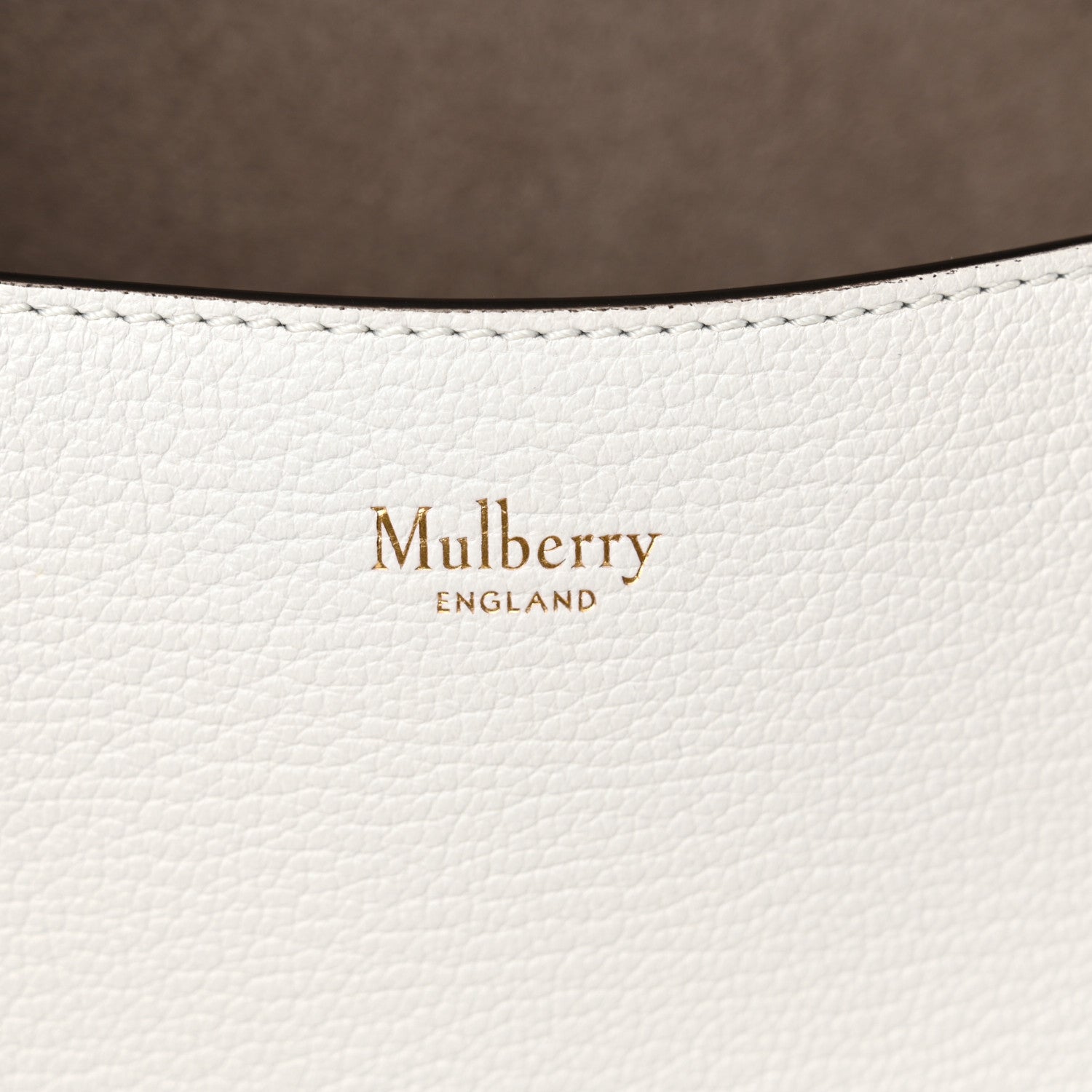 Mulberry Goatskin Sadie Satchel White 6 of 11