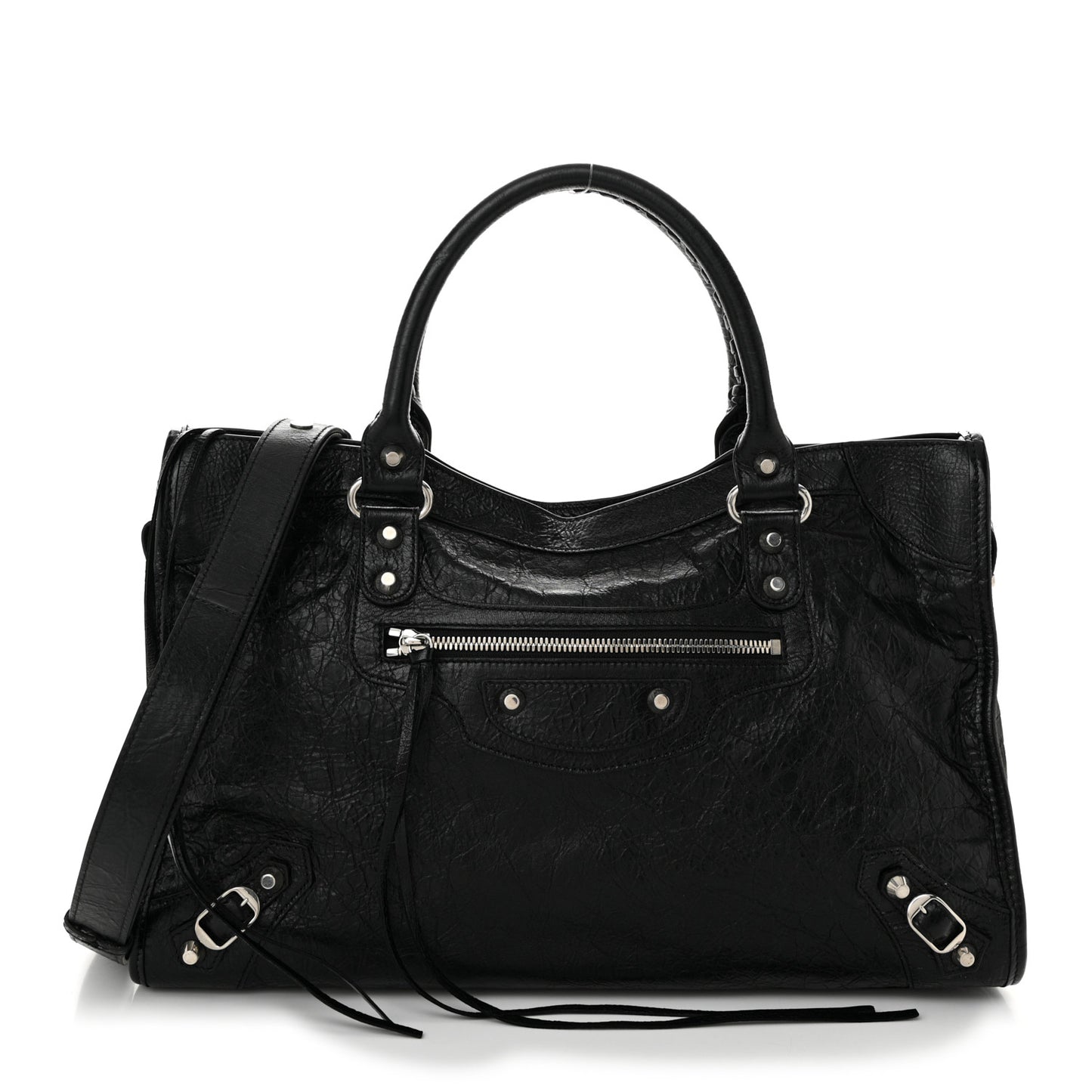 Classic Silver Hardware Medium Le City Black