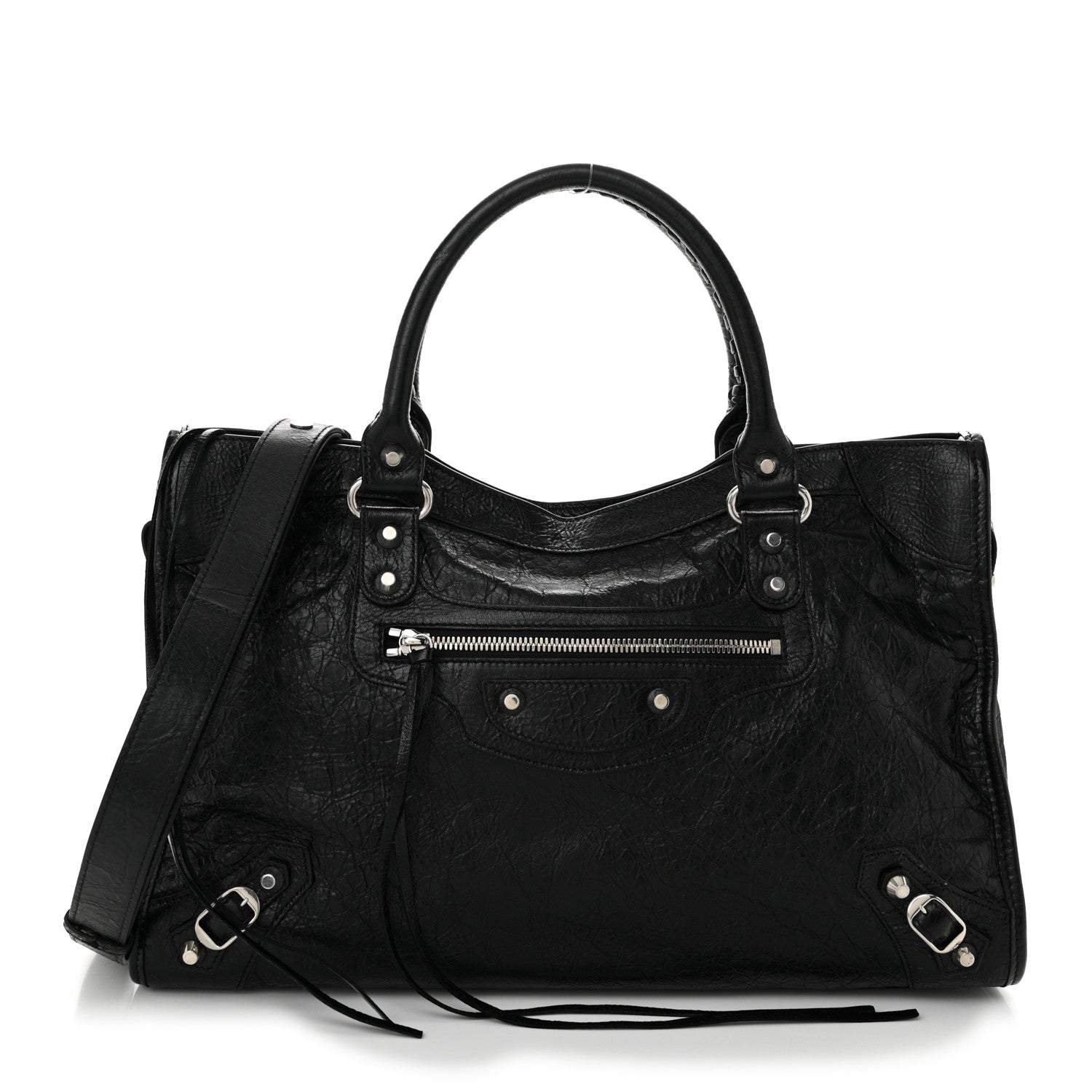 Balenciaga Classic Silver Hardware Medium Le City Black 1 of 10