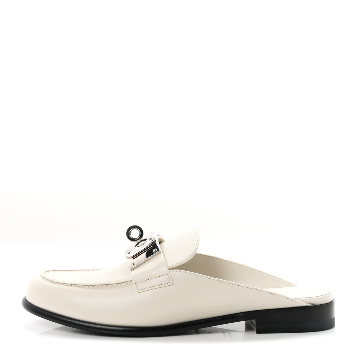 Calfskin Iota Mules 39 White