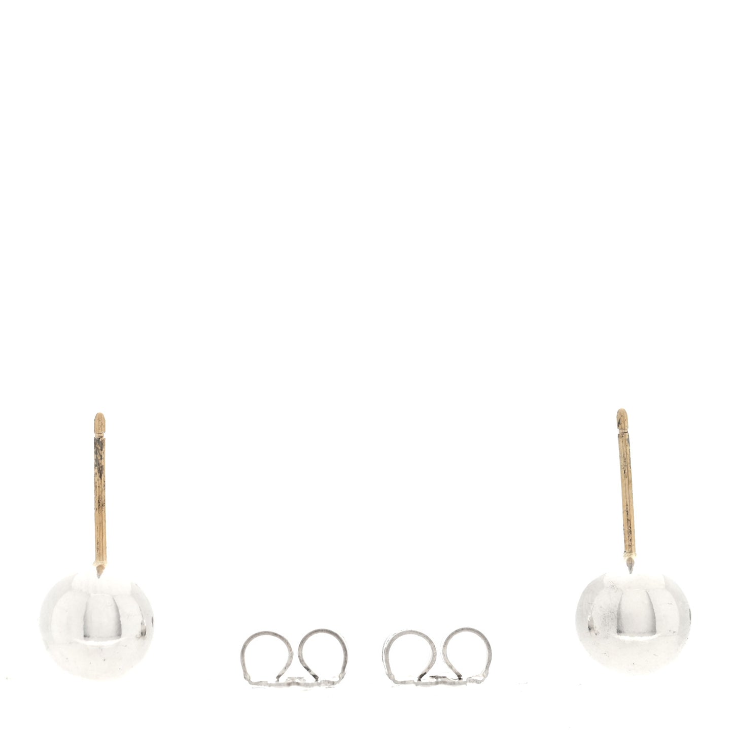 Sterling Silver 8mm Hardwear Ball Earrings