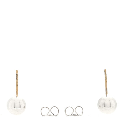Tiffany Sterling Silver 8mm Hardwear Ball Earrings 3 of 4
